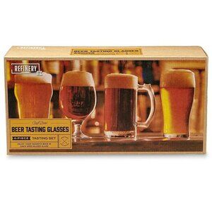 Craft Brew Beer Tasting Glasses 4 Piece Set